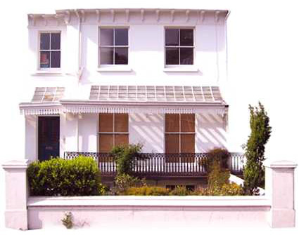 House Front decorated by Sussex Decorating